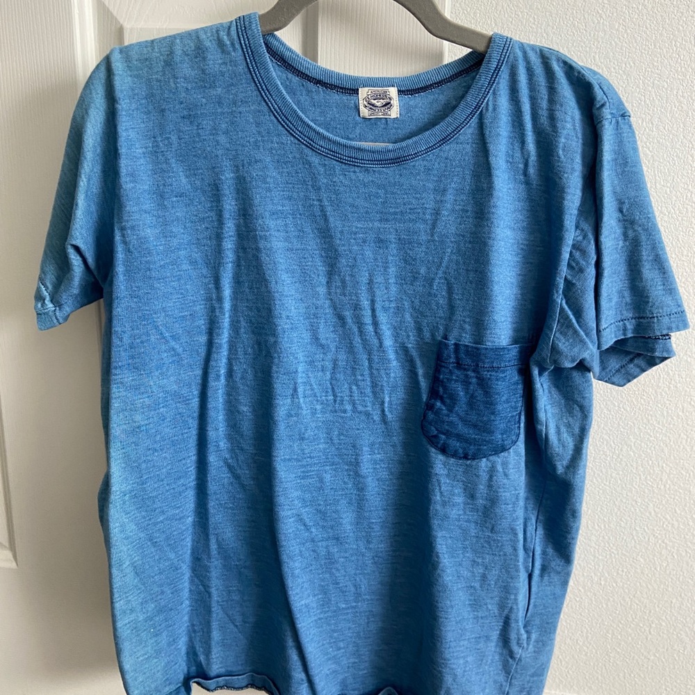 J.S. Homestead blue T-shirt Size 1 Made in Japan